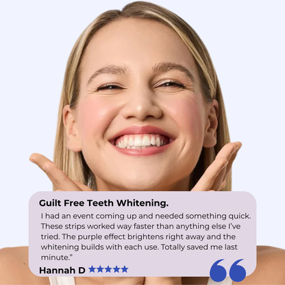 Purple Teeth whitening Strips