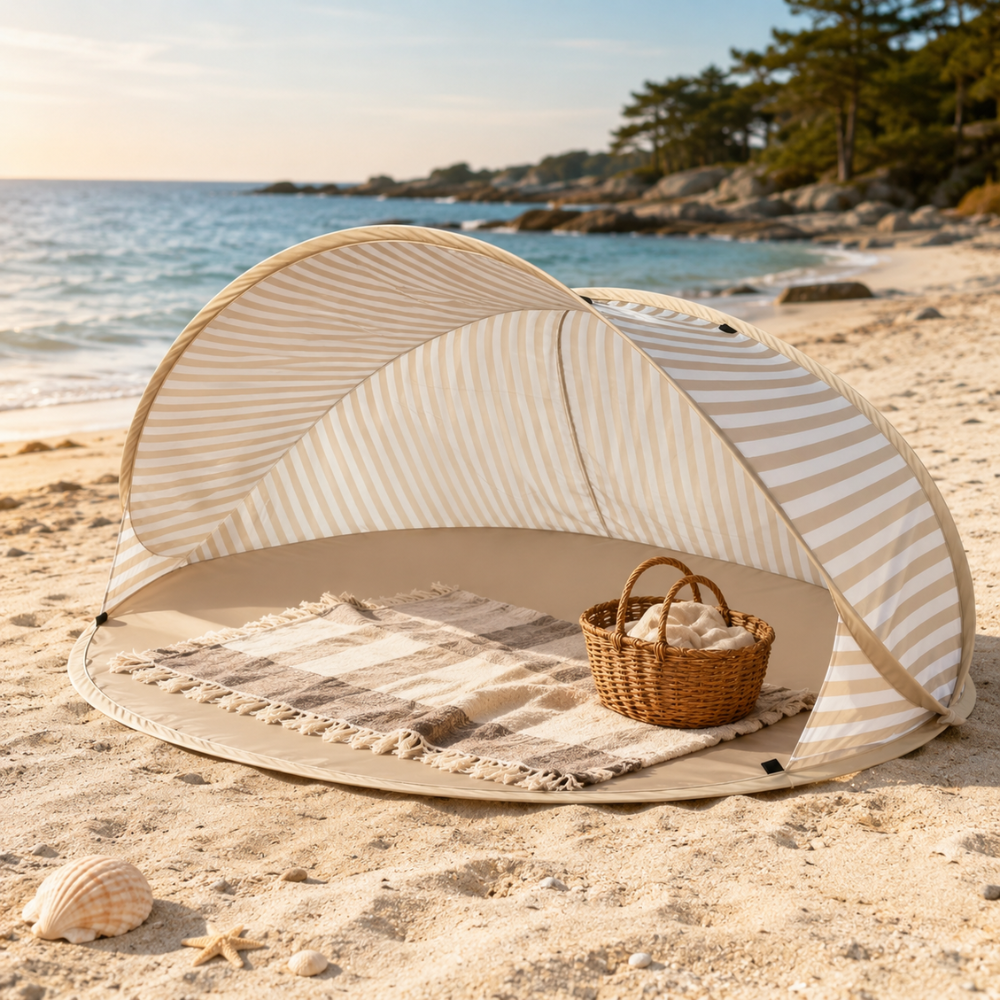 Foldable Beach Tent – Lightweight, Portable & Easy to Carry