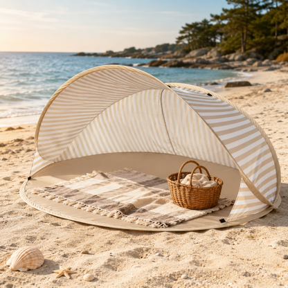 Foldable Beach Tent – Lightweight, Portable & Easy to Carry