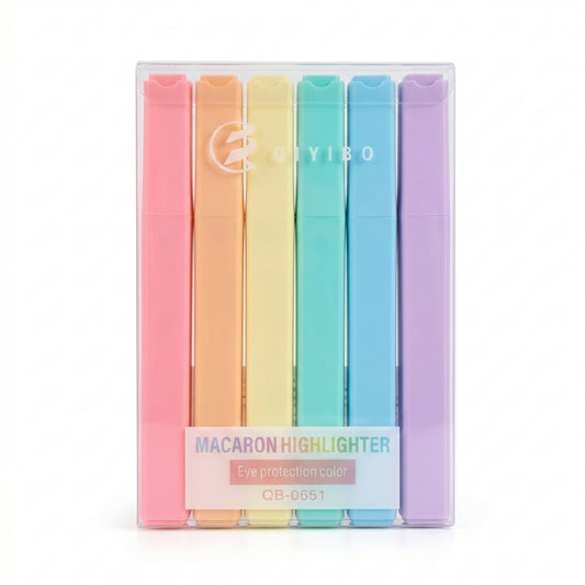 Bible Highlighters with Soft Headed , 6 Pack Assorted Colors Pens No Bleed, Quick Dry, Cute Aesthetic Markers, Bible Study Journaling Supplies and Accessories