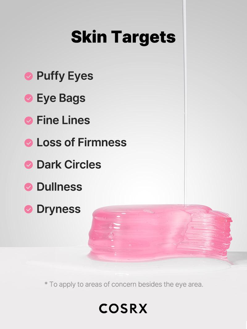 COSRX Pink Peptide Collagen Hydrogel Eye Patch, 60 Patches