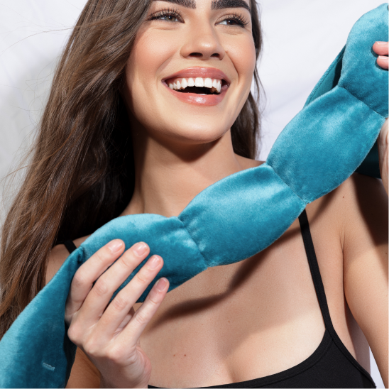 Sleep Mask | The weightedBlanket For Your Eyes, DeepSleep, side-sleeping Friendly100% Blackout