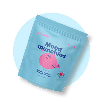 JoySpring, Mood Munchies Gummies, Natural Berries, 60 Gummies