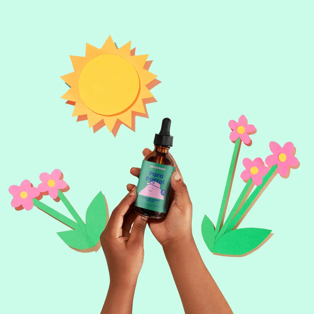 JoySpring ParaPatrol Kids’ Herbal Supplement | Alcohol-Free, Digestive Support, 30 Servings