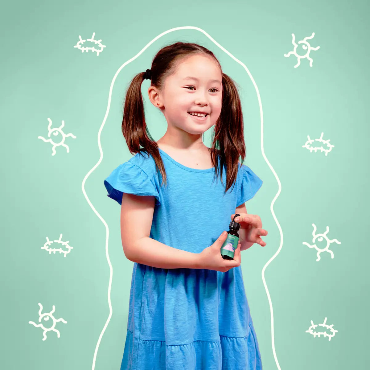 JoySpring ParaPatrol Kids’ Herbal Supplement | Alcohol-Free, Digestive Support, 30 Servings
