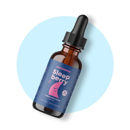 SleepBerry Liquid Melatonin for Kids - Natural Sleep Aid with Elderberry and Vitamin D