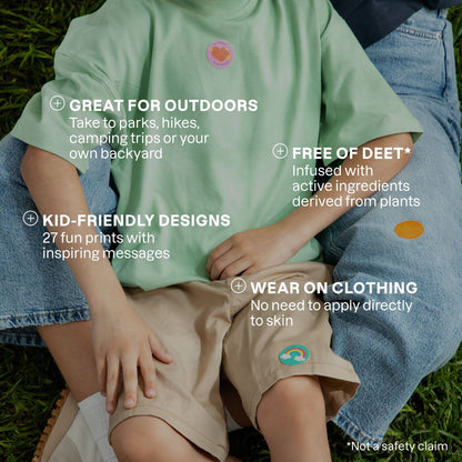 Gentle Natural Bug Repellent Stickers for Home & Outdoor