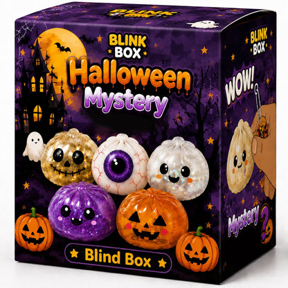 Halloween Ghost Squishy Toy Set, Cute Bao Bun Stress Relief Fidget Toys