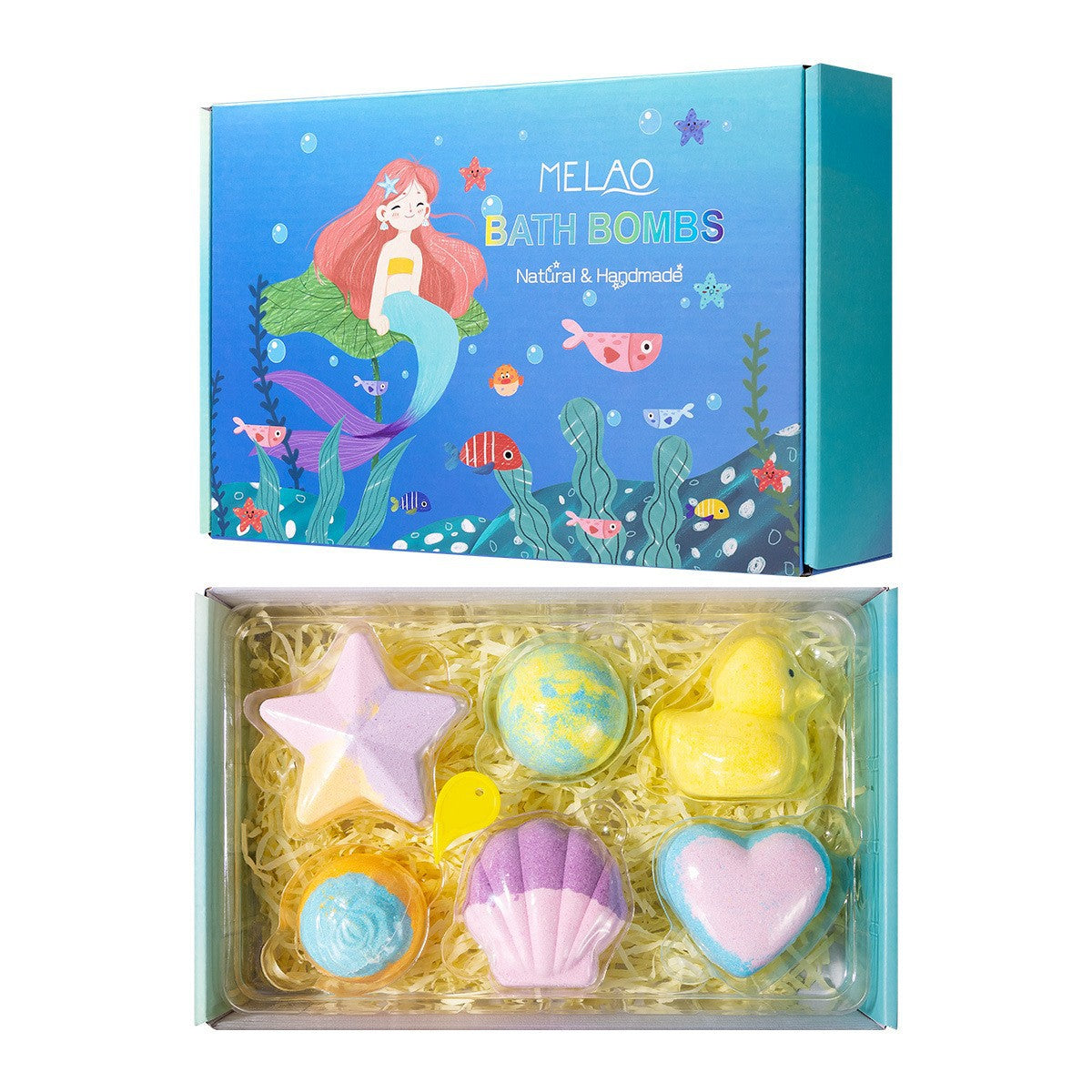Kids Surprise Bath Bomb Set – Fun Colors & Hidden Toys