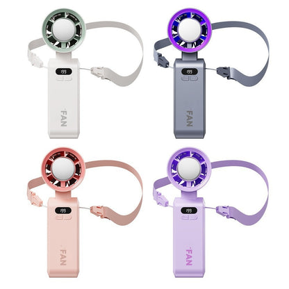 Turbo Handheld Fan with 199 Speed Levels & Up to 20-Hour Battery Life