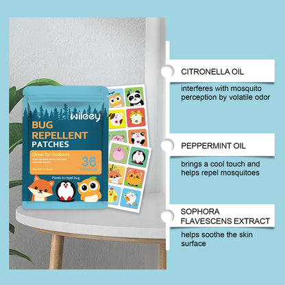 Gentle Natural Bug Repellent Stickers for Home & Outdoor