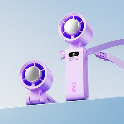 Portable Handheld Fan, Rechargeable Turbo Cooling Mini Fan