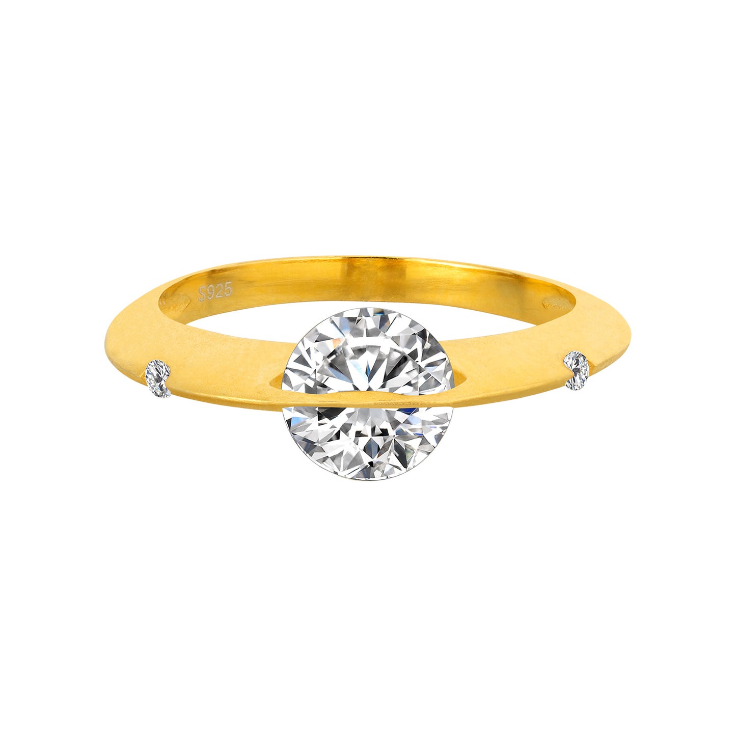 Celestial Spin Ring: Silent Smooth Spinning Moissanite Fidget Ring for Anxious Days, Ideal Gift for Women