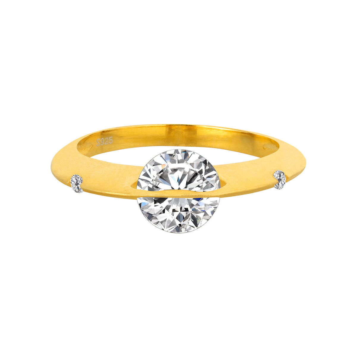 Celestial Spin Ring: Silent Smooth Spinning Moissanite Fidget Ring for Anxious Days, Ideal Gift for Women