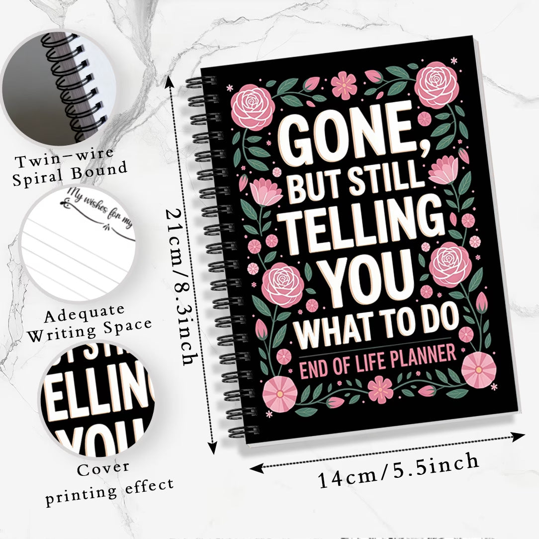 Last Wishes Organizer Book | End-of-Life Planner & Estate Planning Guide