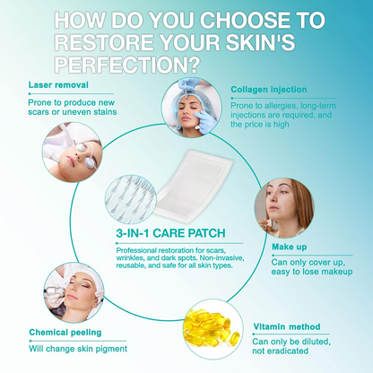 3 in 1 Microdarts Care Patch, 2026 New Professional Silicone Scar Sheets