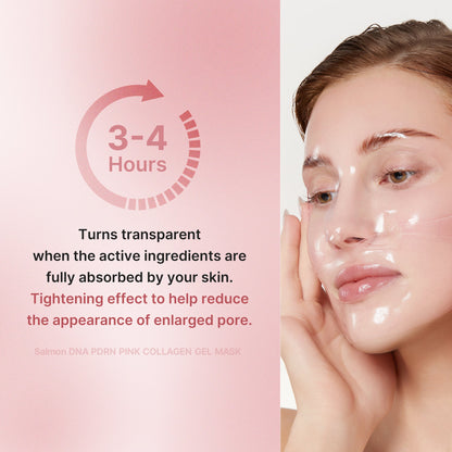 medicube Jelly Gel Mask with Salmon DNA PDRN & Pink Collagen, 4ea