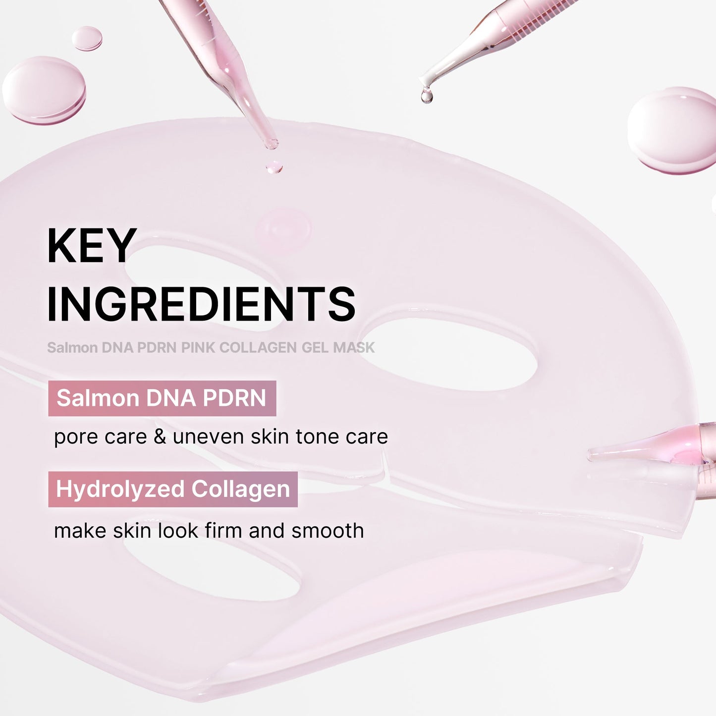 medicube Jelly Gel Mask with Salmon DNA PDRN & Pink Collagen, 4ea