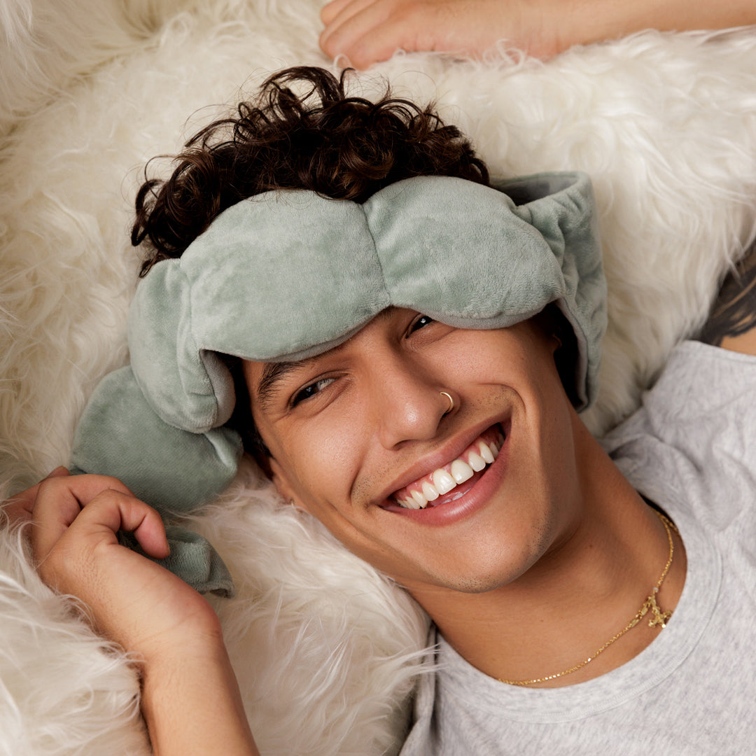 Sleep Mask | The weightedBlanket For Your Eyes, DeepSleep, side-sleeping Friendly100% Blackout
