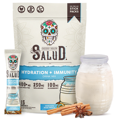 Salud 2-in-1 Hydration Packets + Immunity Electrolytes Powder