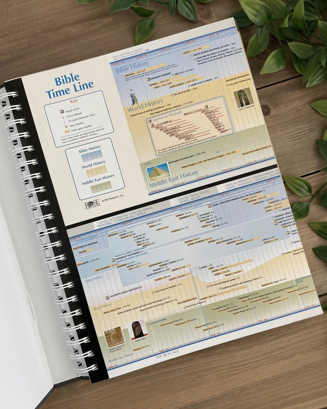 ROSE BOOK OF BIBLE CHARTS, MAPS, AND TIME LINES