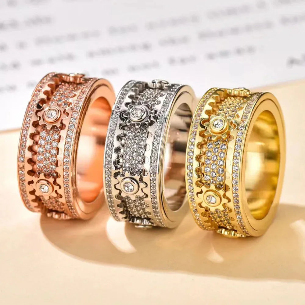 Mindfulness Spinning Ring – Relieve Stress with a Handmade 3D Fidget Band