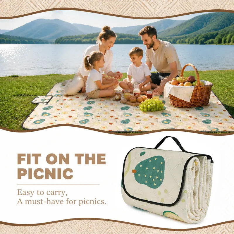 Large Waterproof Picnic Blanket – Foldable Outdoor Mat