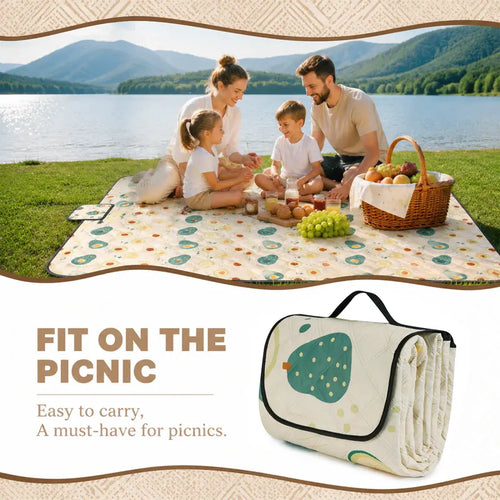 Large Waterproof Picnic Blanket – Foldable Outdoor Mat