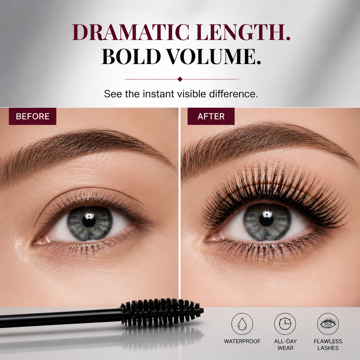 Smudge-Proof Curling & Lengthening Mascara