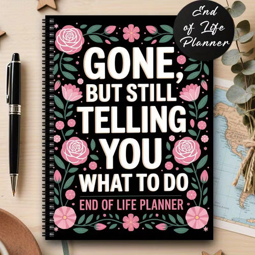 Last Wishes Organizer Book | End-of-Life Planner & Estate Planning Guide