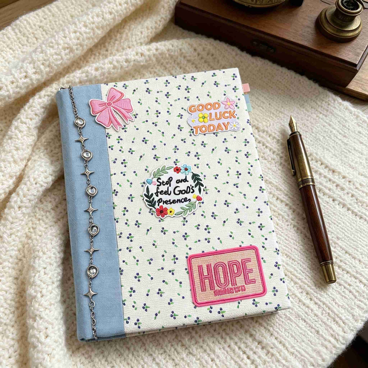 The Bible In A Year + Floral Paperback A4 Book Cover Bundle