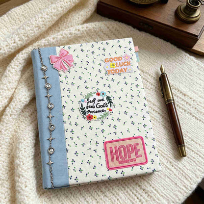 The Bible In A Year + Floral Paperback A4 Book Cover Bundle