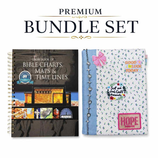 2-in-1 Bundle: Bible Charts & Timelines Book + Floral A4 Cover