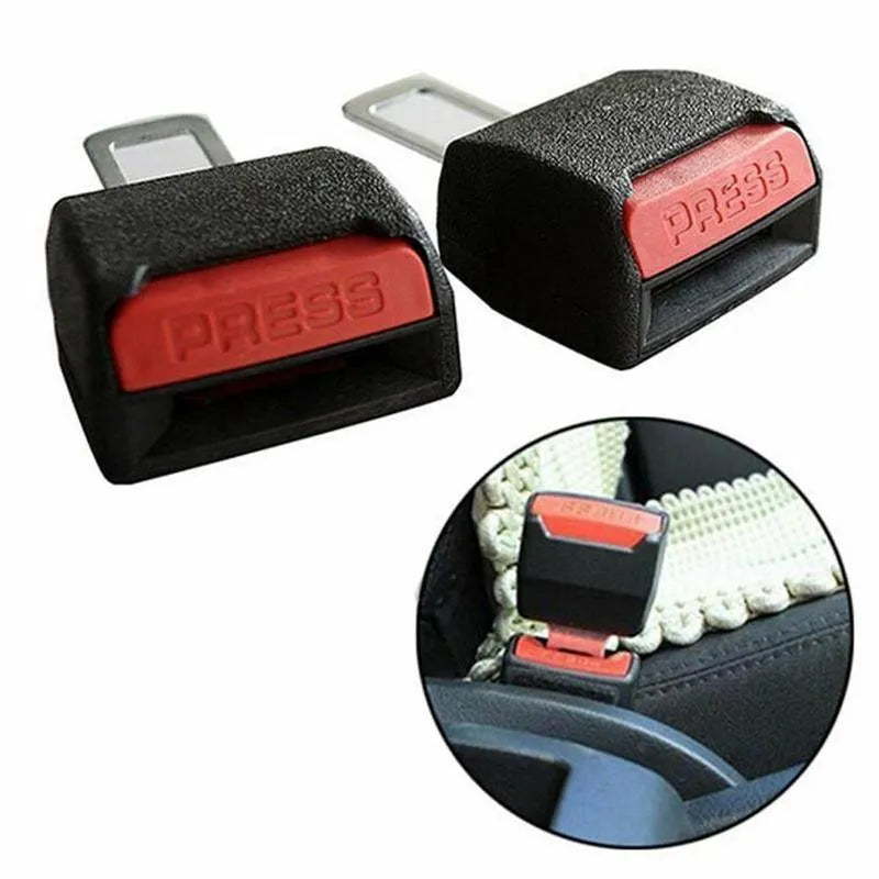 2PCS Car Seat Belt Extender – Thickened Safety Buckle, Easy Lock & Universal Fit