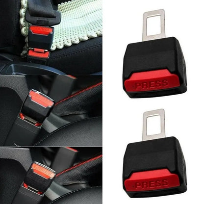2pcs Update Thicken Car Seat Belt Clip Extender Safety Seatbelt Lock Buckle Plug Thick Insert Socket Extender Safety Buckle