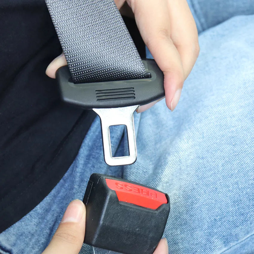 2PCS Car Seat Belt Extender – Thickened Safety Buckle, Easy Lock & Universal Fit