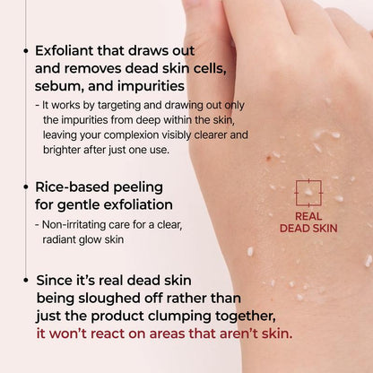 Glow Rice Ampoule Duo – Black & White Rice Exfoliating Serum for Softer, Clearer Skin