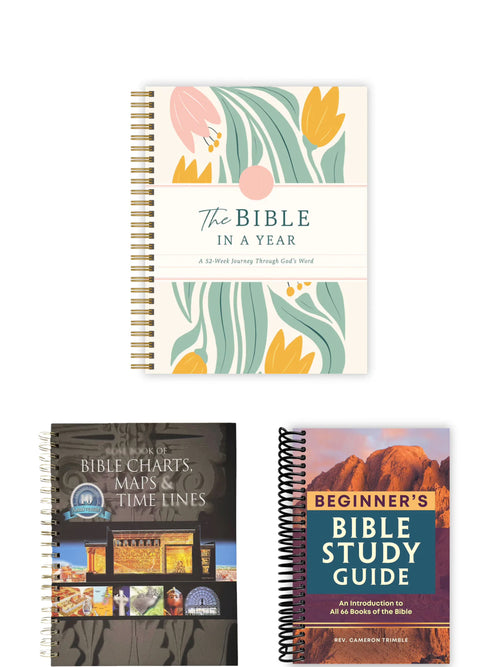 A 52-Week Journey Through God's Word,The Beginner's Bible Study Guide,ROSE BOOK OF BIBLE CHARTS