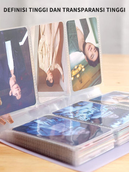 Photo Card Album Holder – 120/240 Slots for Polaroids, Fan Cards & Postcards