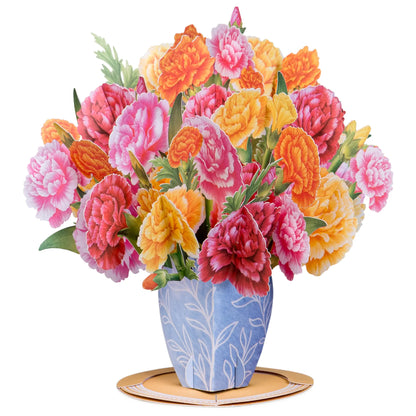 Paper Love Flower Bouquet Pop-Up Card – 3D Popup Greeting Card & Keepsake Paper Flowers Gift.