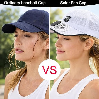 🧢2026 Pro Outdoor Cooling Hat: Dual-Power Fan Cap