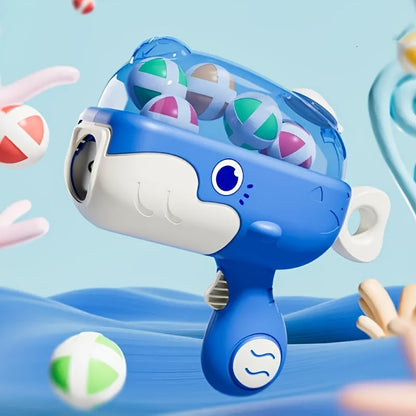 Sticky Ball Launching Whale Target Toy for Parent-Child Interaction