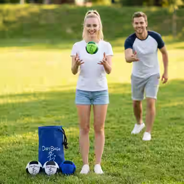 Classic Footbag 3 Pack with Pouch, Unique, Footbag Set with Signature Carry Bag