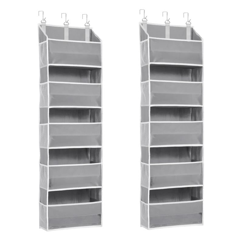 Over-the-Door 5-Tier Hanging Organizer with 10 Side Pockets
