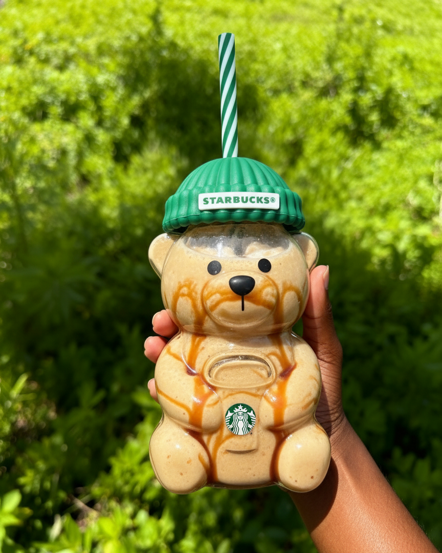 The Bearista Cup,Authentic Limited Edition Bearista Bear Glass Cup Holiday