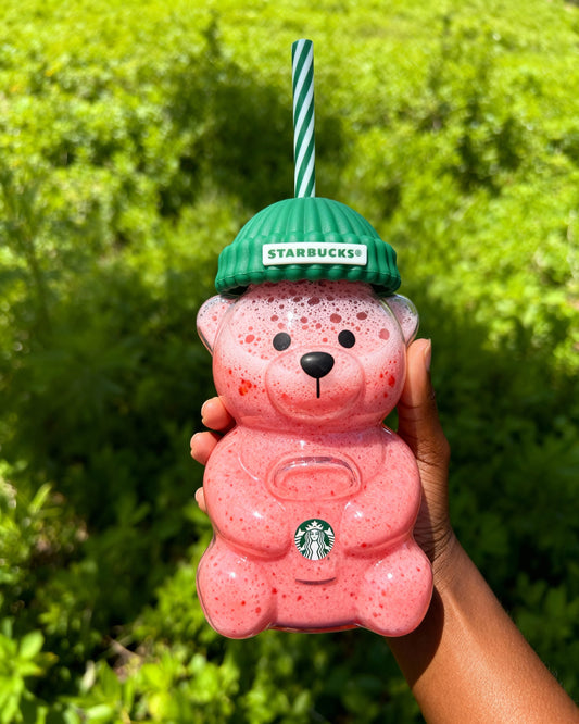 The Bearista Cup,Authentic Limited Edition Bearista Bear Glass Cup Holiday 2025