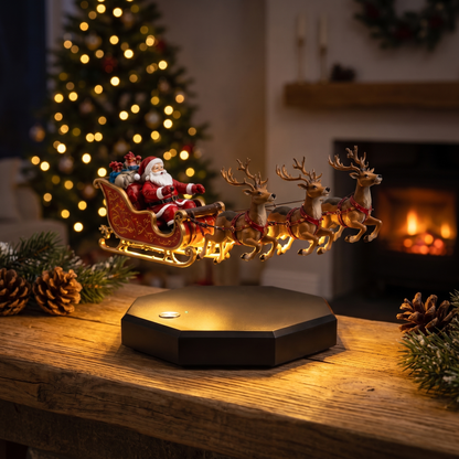 Santa Glide™ - Christmas Levitating Sleigh Centerpiece