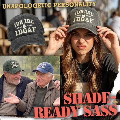 Zero-Filter "So What" Embroidered Baseball Cap – Adjustable Unisex Cotton Dad Hat