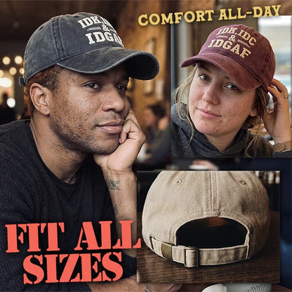 Zero-Filter "So What" Embroidered Baseball Cap – Adjustable Unisex Cotton Dad Hat