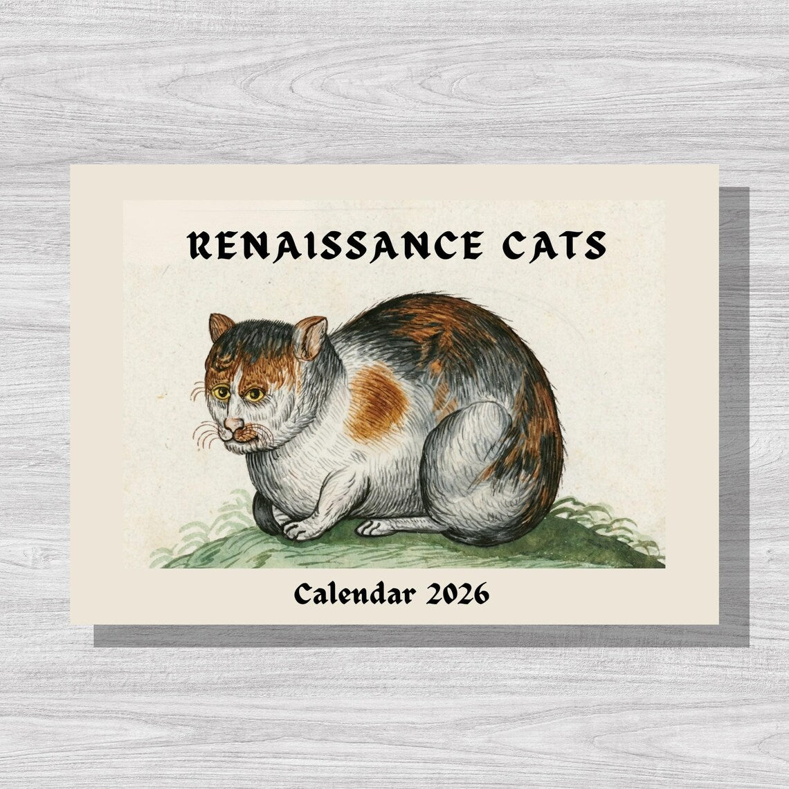 Ugly Cats In Renaissance Paintings 2026 Calendar